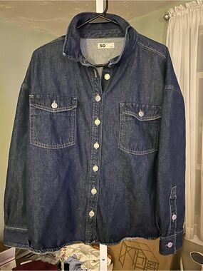 SO Womans Denim Shirt/Jacket  in size L